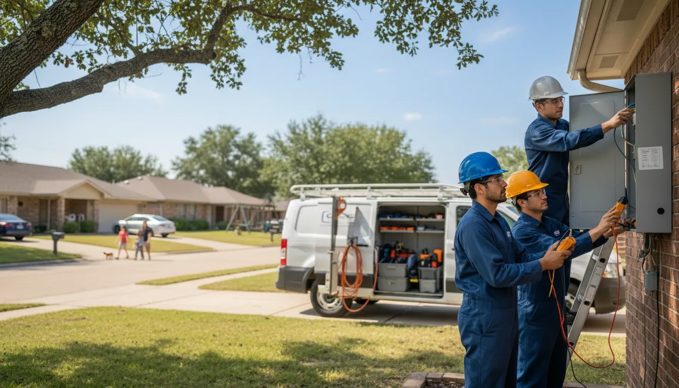 Certified electrician providing emergency electrical services in Boissevain, VA